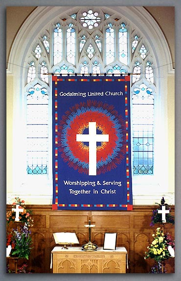 Godalming United Church banner