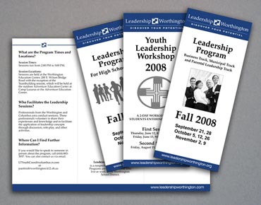 Leadership Worthington brochures