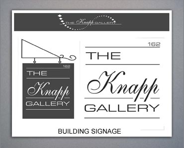 The Knapp Gallery signage