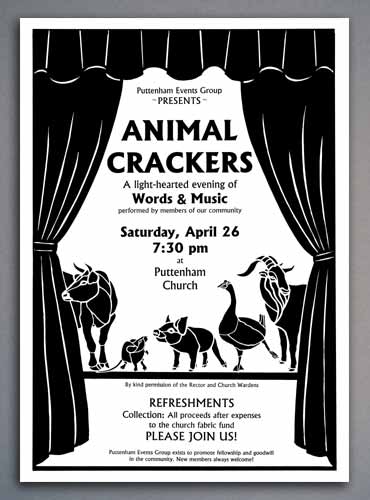 Animal Crackers theater poster