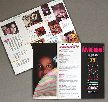 Boston Children's Museum 75th Anniversary brochure