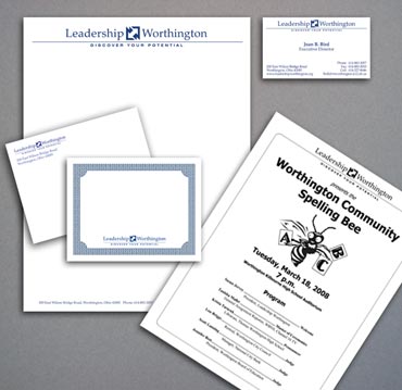 Leadership Worthington print materials