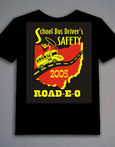 Ohio Bus Drivers Safety Road-e-o t-shirt design
