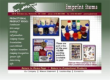 J.C. Manny Imprint Items page.