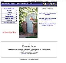Former Methodist Theological School in Ohio web site